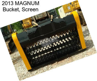 2013 MAGNUM Bucket, Screen