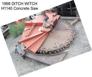 1998 DITCH WITCH H1140 Concrete Saw