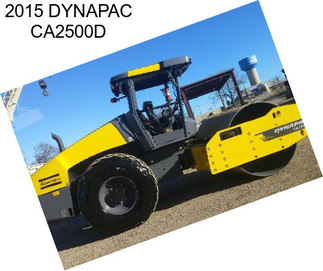 2015 DYNAPAC CA2500D