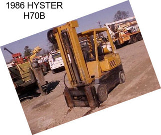 1986 HYSTER H70B