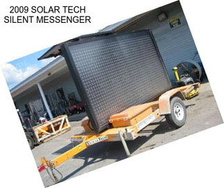 2009 SOLAR TECH SILENT MESSENGER