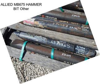 ALLIED MB675 HAMMER BIT Other