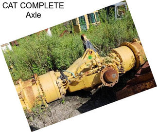 CAT COMPLETE Axle