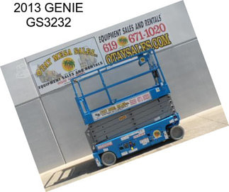 2013 GENIE GS3232