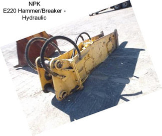 NPK E220 Hammer/Breaker - Hydraulic