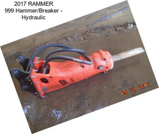 2017 RAMMER 999 Hammer/Breaker - Hydraulic