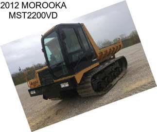 2012 MOROOKA MST2200VD