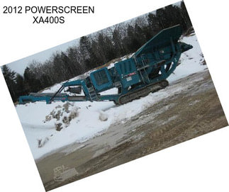 2012 POWERSCREEN XA400S