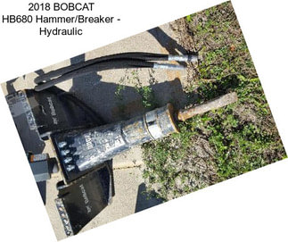 2018 BOBCAT HB680 Hammer/Breaker - Hydraulic