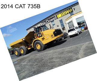 2014 CAT 735B