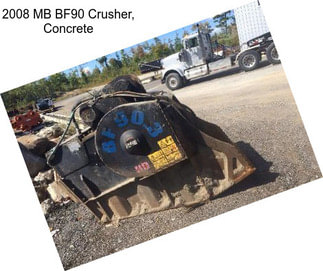 2008 MB BF90 Crusher, Concrete