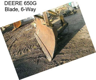 DEERE 650G Blade, 6-Way