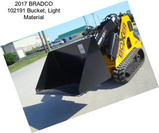 2017 BRADCO 102191 Bucket, Light Material