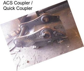 ACS Coupler / Quick Coupler