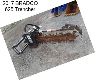 2017 BRADCO 625 Trencher
