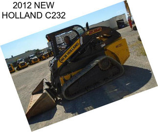 2012 NEW HOLLAND C232