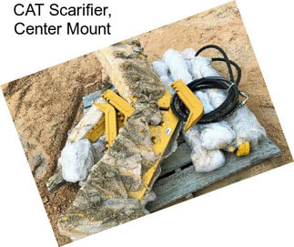 CAT Scarifier, Center Mount