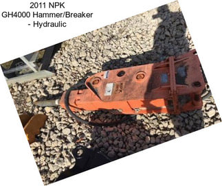 2011 NPK GH4000 Hammer/Breaker - Hydraulic