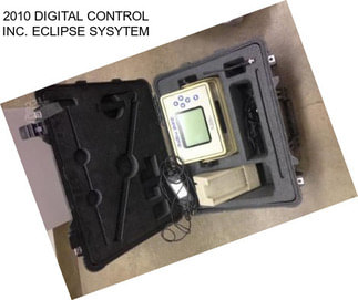 2010 DIGITAL CONTROL INC. ECLIPSE SYSYTEM