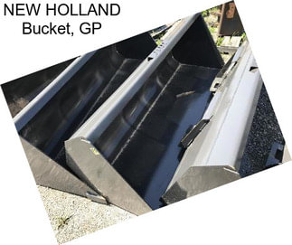 NEW HOLLAND Bucket, GP