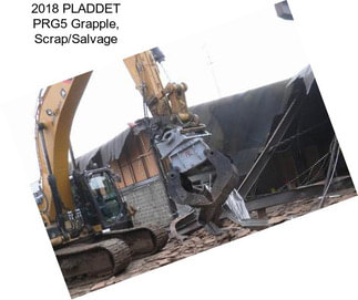 2018 PLADDET PRG5 Grapple, Scrap/Salvage