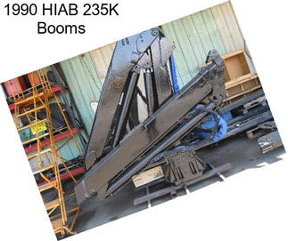 1990 HIAB 235K Booms