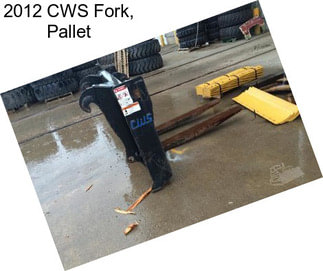 2012 CWS Fork, Pallet