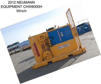 2012 NEUMANN EQUIPMENT CHW6000H Winch