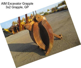 AIM Excavator Grapple 3x2 Grapple, GP