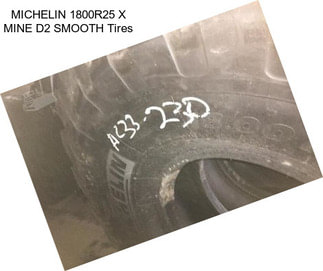 MICHELIN 1800R25 X MINE D2 SMOOTH Tires