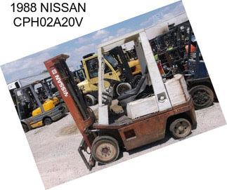 1988 NISSAN CPH02A20V