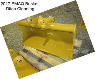 2017 EMAQ Bucket, Ditch Cleaning