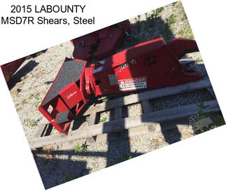 2015 LABOUNTY MSD7R Shears, Steel