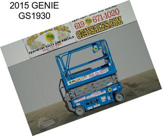 2015 GENIE GS1930