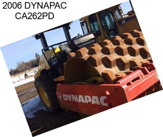 2006 DYNAPAC CA262PD
