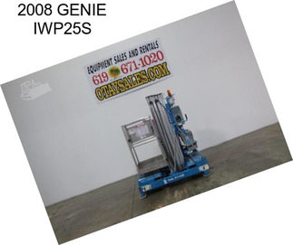 2008 GENIE IWP25S