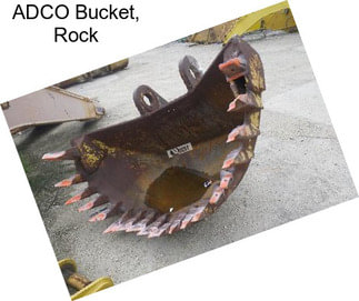 ADCO Bucket, Rock
