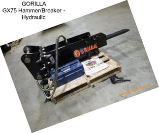 GORILLA GX75 Hammer/Breaker - Hydraulic