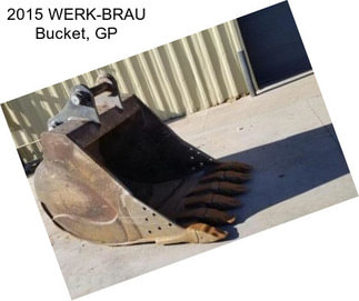 2015 WERK-BRAU Bucket, GP