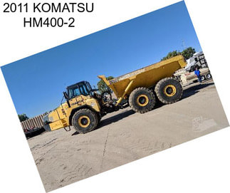 2011 KOMATSU HM400-2