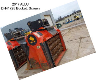 2017 ALLU DH41725 Bucket, Screen