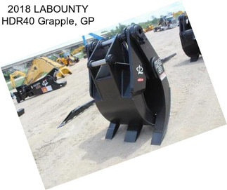 2018 LABOUNTY HDR40 Grapple, GP