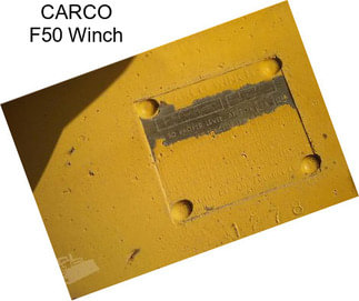CARCO F50 Winch