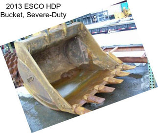2013 ESCO HDP Bucket, Severe-Duty