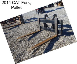 2014 CAT Fork, Pallet