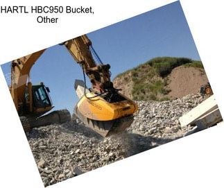 HARTL HBC950 Bucket, Other