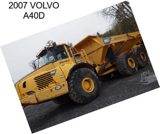 2007 VOLVO A40D