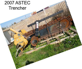 2007 ASTEC Trencher