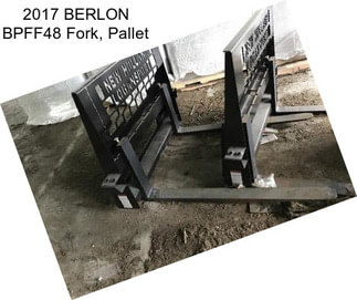 2017 BERLON BPFF48 Fork, Pallet