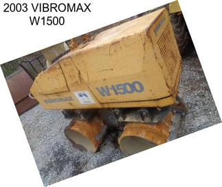 2003 VIBROMAX W1500